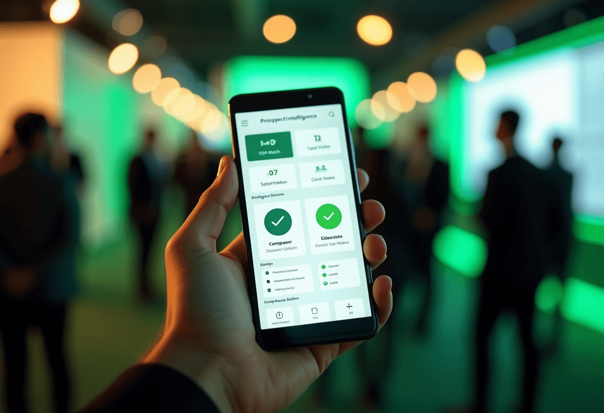 Instant Insights showing ICP match, company data, and CRM relationships